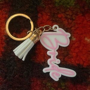 Bride Keychain with Tassel